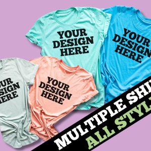 Multiple Shirts - All Styles - MOCKUP MAKER